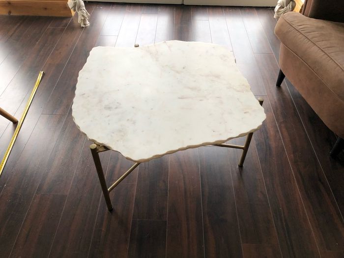 Marble coffee table