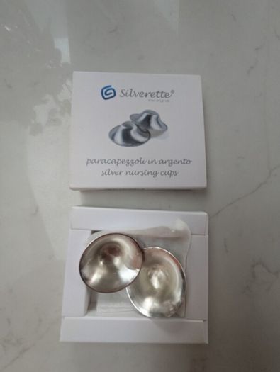 Silverette Silver Nursing Cups