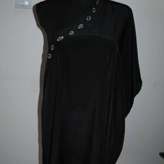 Black Next one shoulder plus size blouse size UK22 EU50 Postage included