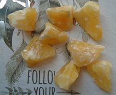 Raw Orange Calcite,Crystals,Gemstones,Healing crystals