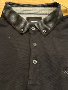 Burton menswear long sleeve polo top