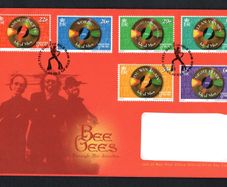 1999 Isle of Man The Bee Gees Through the decades Commemorative Stamps Commemorative Stamps Addressed First Day Cover (FDC)