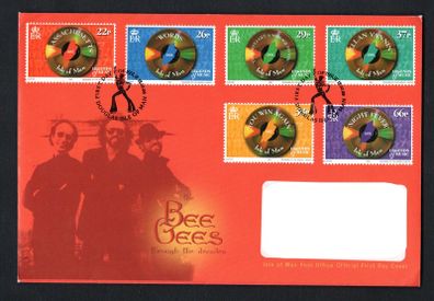 1999 Isle of Man The Bee Gees Through the decades Commemorative Stamps Commemorative Stamps Addressed First Day Cover (FDC)