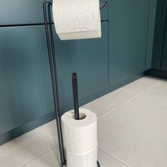Black Toilet Roll Holder