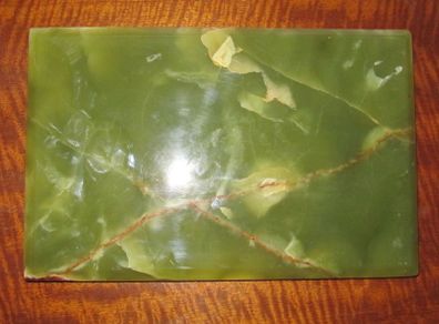 Unique Rare Brazilian Dark Green Onyx Plinth / Base