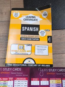 Spanish exam papers & Grammar study cards