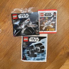 lego Star Wars ships x 3