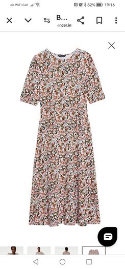 M&S jersey printed dress UK 14