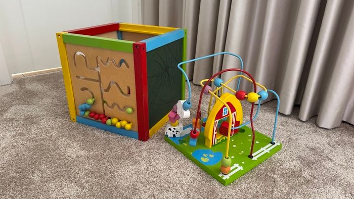 Ultimate 5-in-1 Educational Activity Toy - Cognitive Skills, Color Recognition, Learning Shapes, Imagination, Drawing