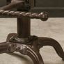2 x NEW Cast Iron Tractor Style Kitchen Bar Stools Vintage Style Image 3