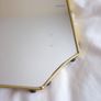 Vintage Art Deco  Mirror with Brass Studded Border Image 3