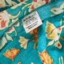 Makani Teal botanical floral midi skirt S/M 10/12 Image 6