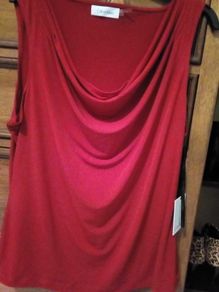 Calvin Klein red top. NWT 14