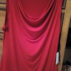 Calvin Klein red top. NWT 14