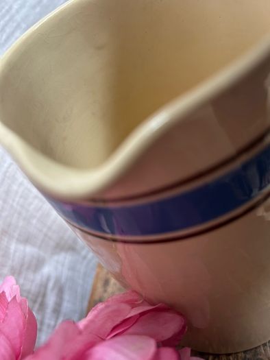 Early Carrigware /Carrigaline Pottery Banded Jug