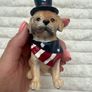 4th Of July Decorations figure American Labrador Used Damaged Please see pictures Image 8