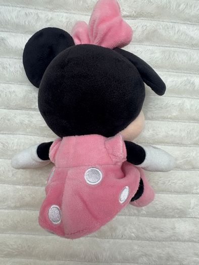 Disney Minnie Mouse Sitting Pink Dot Dress approx. 20cm Used Please see pictures