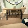Dining table only 1.2m x 0.8m walnut fredrik Image 2