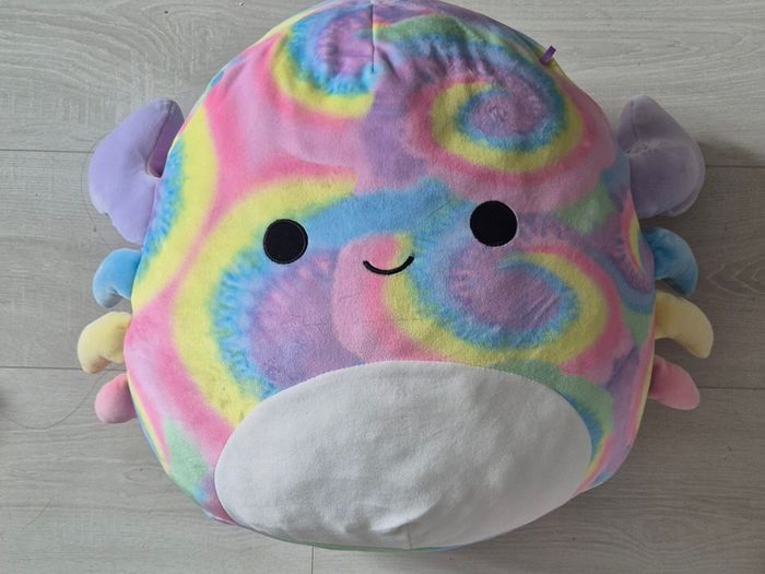 Christabel the crab tie-dye swirl soft toy Squishmallow