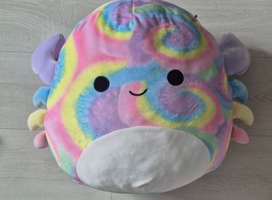 Christabel the crab tie-dye swirl soft toy Squishmallow