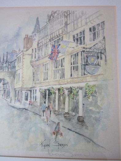 Watercolour Framed Print The Eastgate Cheste Limited Edition By Kevin Sparrow