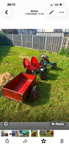 berg go kart and trailor