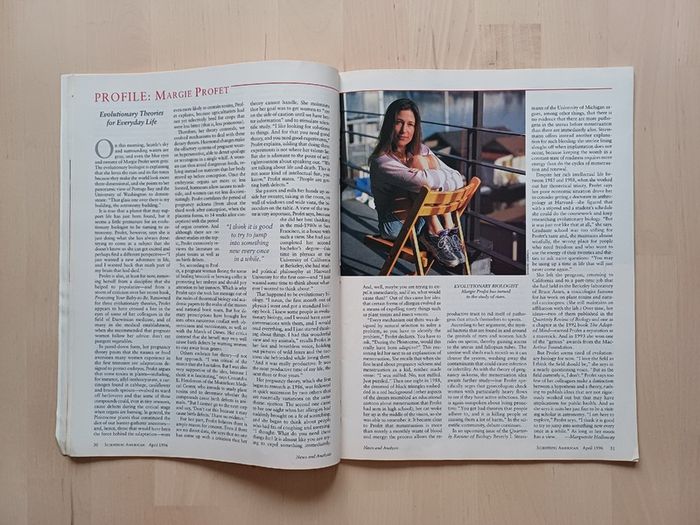Scientific American Magazine Prehistoric Amber Issue 1996