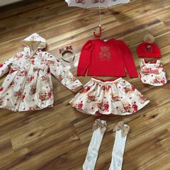 A Dee  full 8 piece teddy set age 8 like new!
