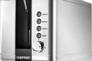 Stainless Steel 2-Slice Pop Toaster w/ 7 Shade Settings, Extra-Wide Slots for Toasting Bagels, Defrost/Reheat/Cancel Functions, Removable Crumb Tray, Silver, 925 W (FREE POSTAGE)