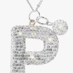 Brand New Mikovivi Glitter Letter Necklace,