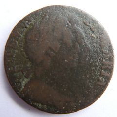 Half Penny of William III and Mary II (1689 to 1694)