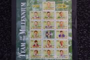 Ireland Mint Stamps : GAA Football " Team of The Millennium " Commemorative Sheet - 1999 , MNH