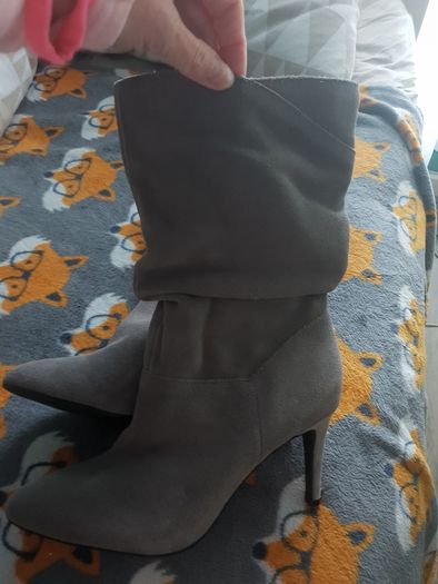 Leather boots