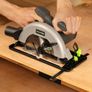 1400W Circular Saws, Max 6000 RPM Pure Copper Motor Electric Saws, Adjustable Cutting Depth and Angle: 62mm(90 )-48mm(45 ), Dust Collection System and 185mm Saw Blade Image 6