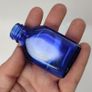 393 - Set of Two Beautiful Vintage Cobalt Blue Glass Decorative Collectible Milk of Magnesia Bottles Image 6