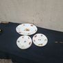 7 vintagd vegetables plates 1 service and 6 sides plates Image 3