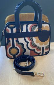 Orla Kiely Flower Deco Leather Bag