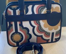 Orla Kiely Flower Deco Leather Bag