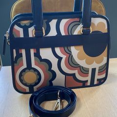 Orla Kiely Flower Deco Leather Bag