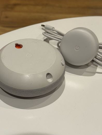 Google Nest Mini 2nd Generation Smart Speaker - Chalk / Grey