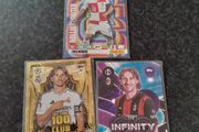 Luka Modric - 3 Rarer Cards on offer Match Attax / Panini