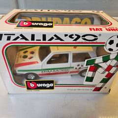 Italia 90 Bburago Fiat Uno Model Car 1/24 Made in Italy