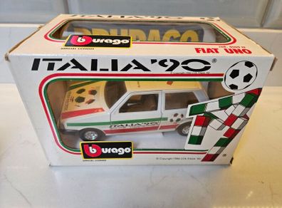 Italia 90 Bburago Fiat Uno Model Car 1/24 Made in Italy