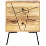 Bedside Cabinet 40x30x50 cm Solid Mango Wood Image 2