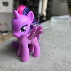 Twilight Sparkle Tinsel Glitter Brushable 2010 HTF MLP G4 My Little Pony