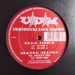 Underground Dance Massive - Good Times + Deeper Deeper - Labello Blanco Dance Records - Super SCARCE 90s DEEP House GEM!