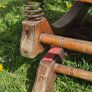 Antique Rocking Chair (c 1900's) - solid wood Image 5
