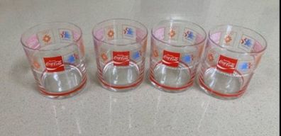 Coca Cola Los Angeles Olympics Glasses