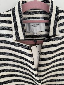 LK Bennet stripped blazer