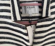 LK Bennet stripped blazer